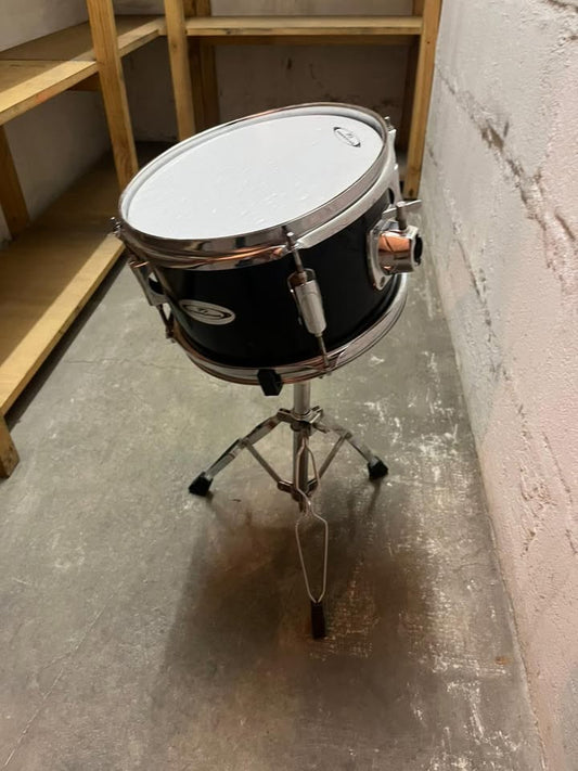 Remate - Tom 12" Power Drums + atril (soporte tipo boom)