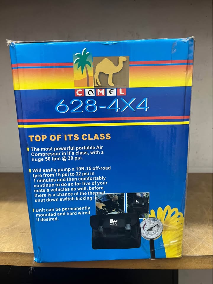 Compresor de aire portátil doble cilindro 12V