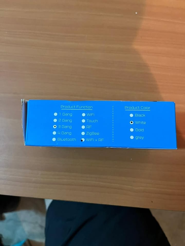 Interruptor inteligente táctil WiFi (3 botones / 3 gang)