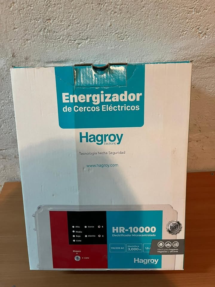 Energizador de cerco eléctrico Hagroy HR-8000 Plus