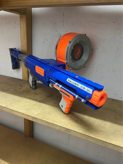 Lanzador Nerf Raider CS-35 con tambor de 35 dardos