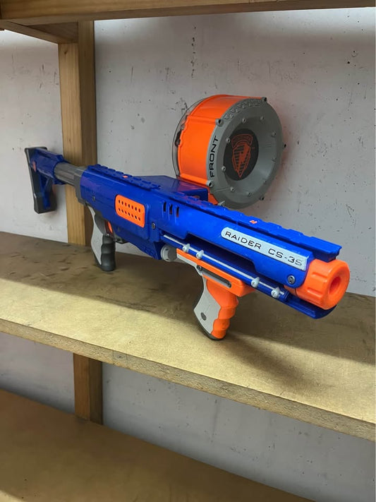 Lanzador Nerf Raider CS-35 con tambor de 35 dardos