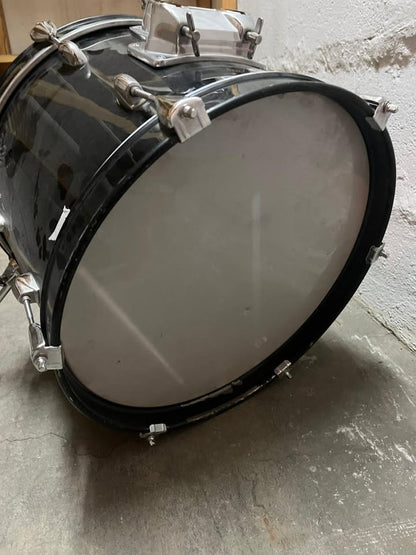 REMATE - Bombo Powerdrums 16" negro + parche School of Rock