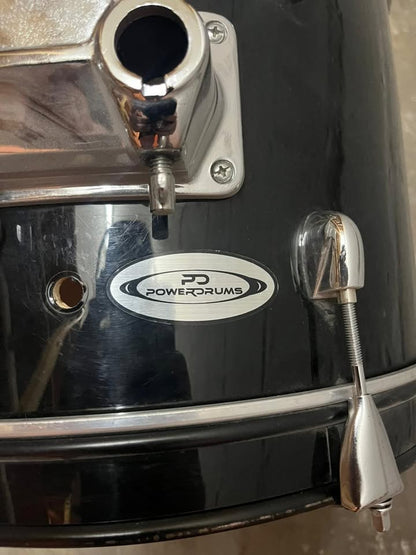 REMATE - Bombo Powerdrums 16" negro + parche School of Rock