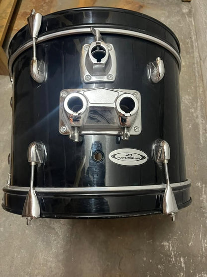 REMATE - Bombo Powerdrums 16" negro + parche School of Rock