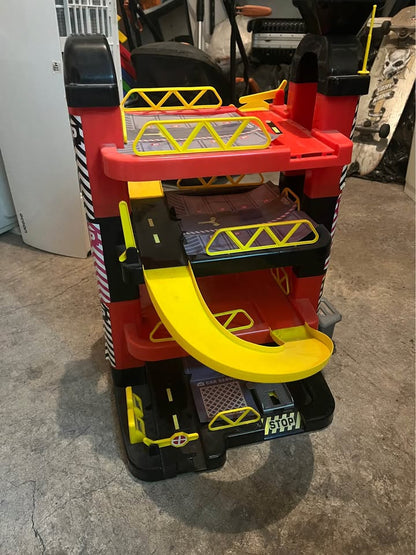 Teamsters 3 niveles Storage Garage - pista autos