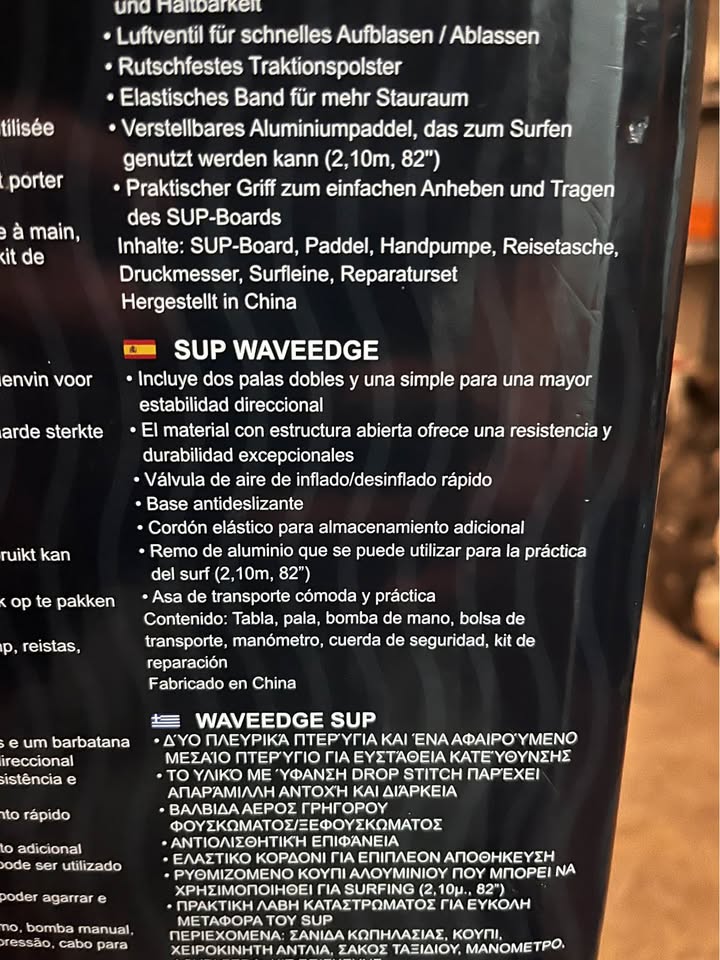 Stand Up Paddle Hydro Force Wave Edge