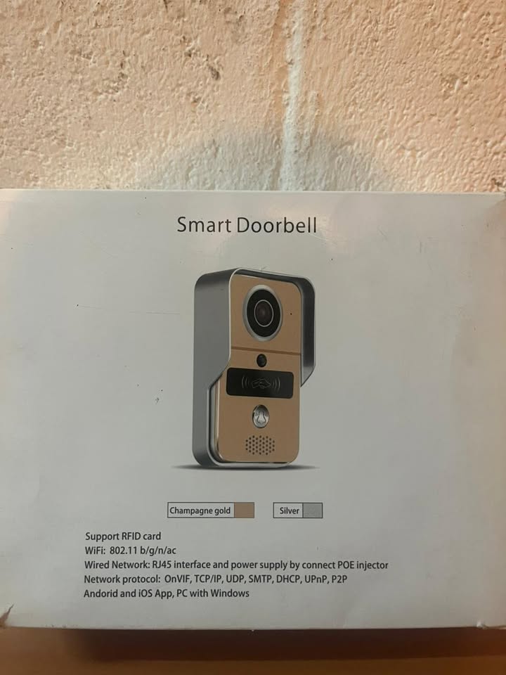 Timbre inteligente con cámara (Smart Doorbell WiFi con RFID)