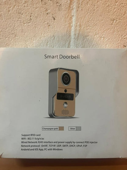 Timbre inteligente con cámara (Smart Doorbell WiFi con RFID)