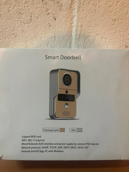 Timbre inteligente con cámara (Smart Doorbell WiFi con RFID)