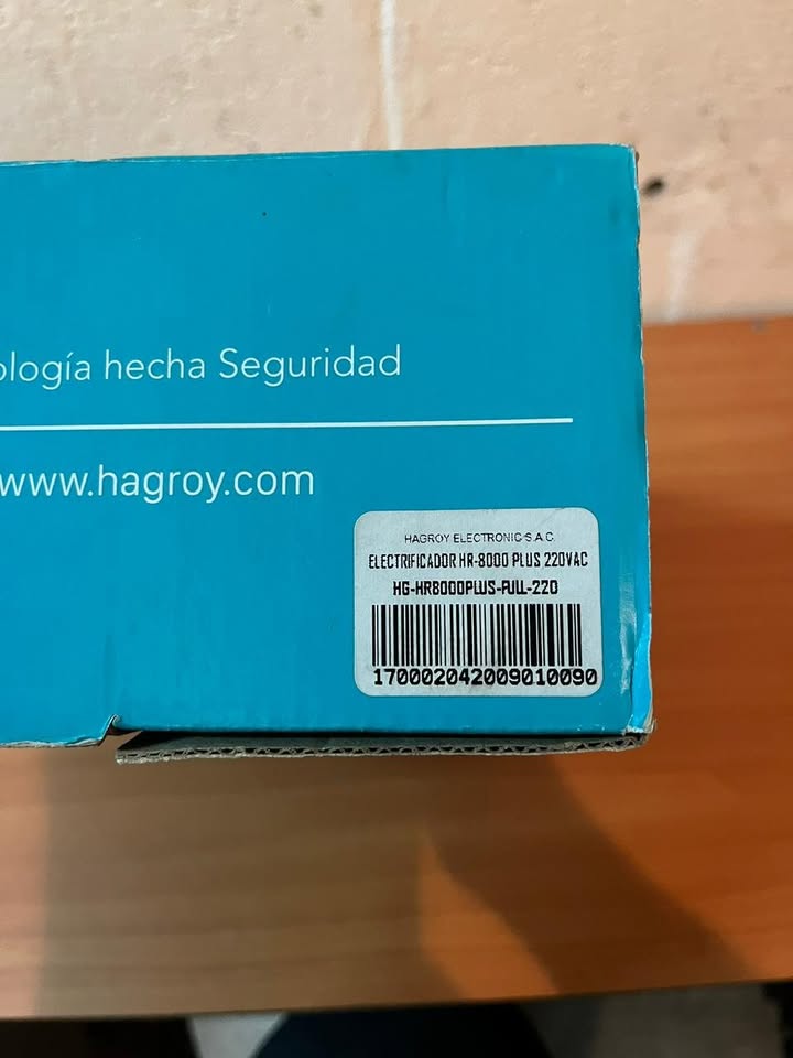 Energizador de cerco eléctrico Hagroy HR-8000 Plus