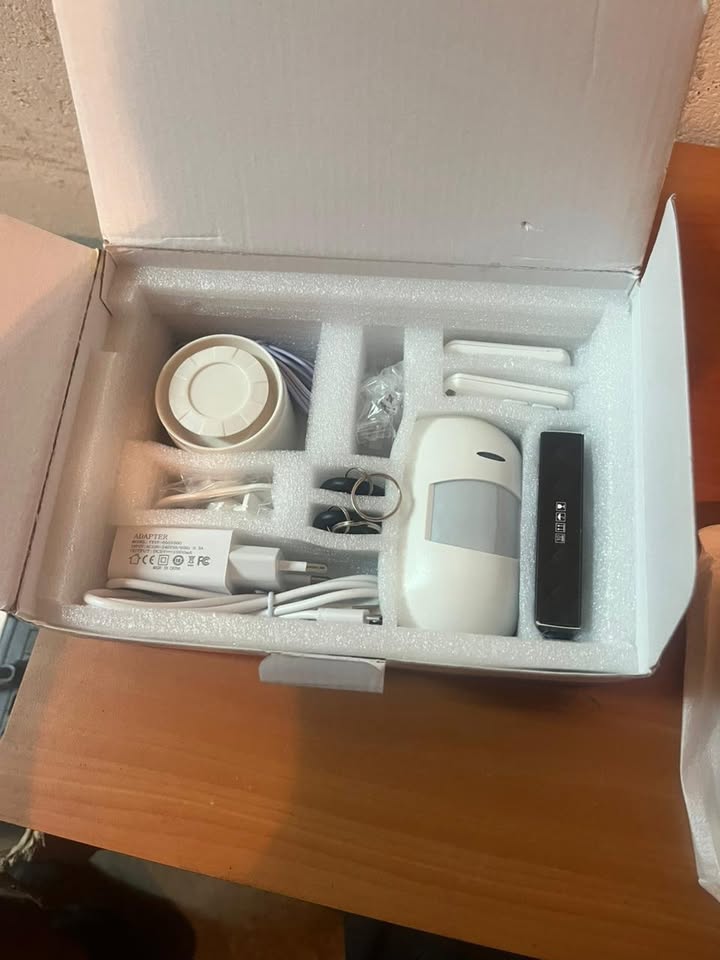 Central de alarma WiFi + GSM con sensores (kit seguridad)