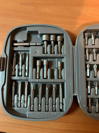 Set de desatornillador tipo ratchet 45 piezas (con puntas)
