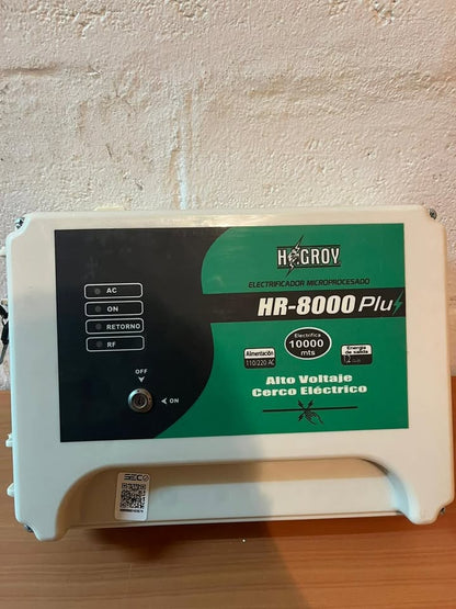 Energizador de cerco eléctrico Hagroy HR-8000 Plus