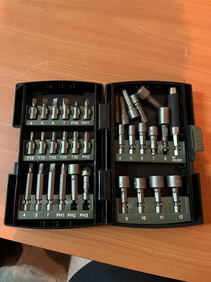 Set de Puntas y Dados de 31 piezas Bauker