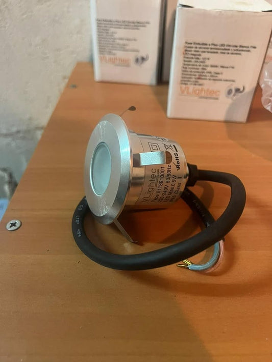 Foco LED empotrable de piso IP65 (Luz fría 6500K) x10