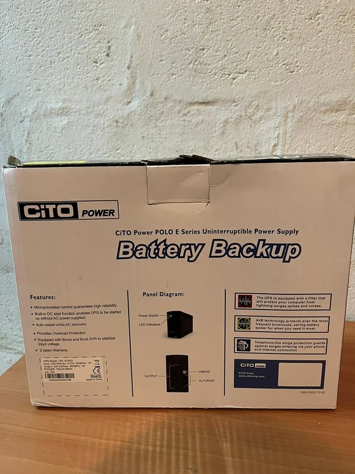 Batería de respaldo CiTO Power POLO E Series (Nuevo) / UPS