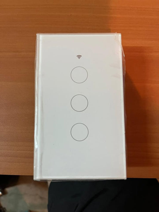 Interruptor inteligente táctil WiFi (3 botones / 3 gang)
