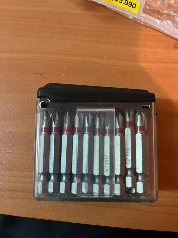 Set puntas Phillips Bauker #2 (50 piezas)