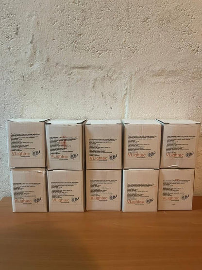 Foco LED empotrable de piso IP65 (Luz fría 6500K) x10