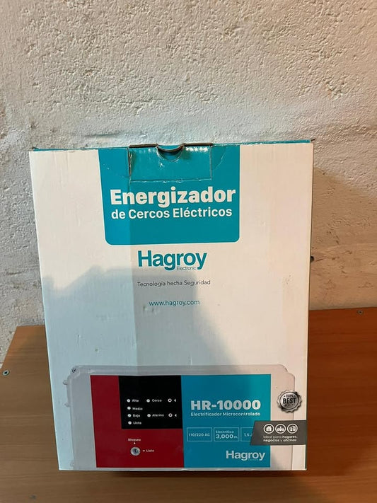 Energizador de cerco eléctrico Hagroy HR-8000 Plus