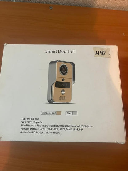 Timbre inteligente con cámara (Smart Doorbell WiFi con RFID)
