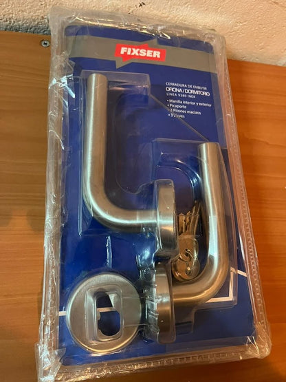 Cerradura de embutir Fixser línea 9380 inox
