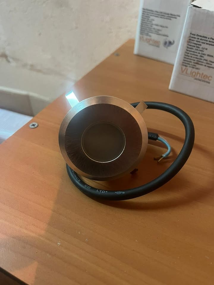 Foco LED empotrable de piso IP65 (Luz fría 6500K) x10