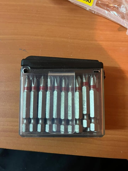Set puntas Phillips Bauker #2 (50 piezas)