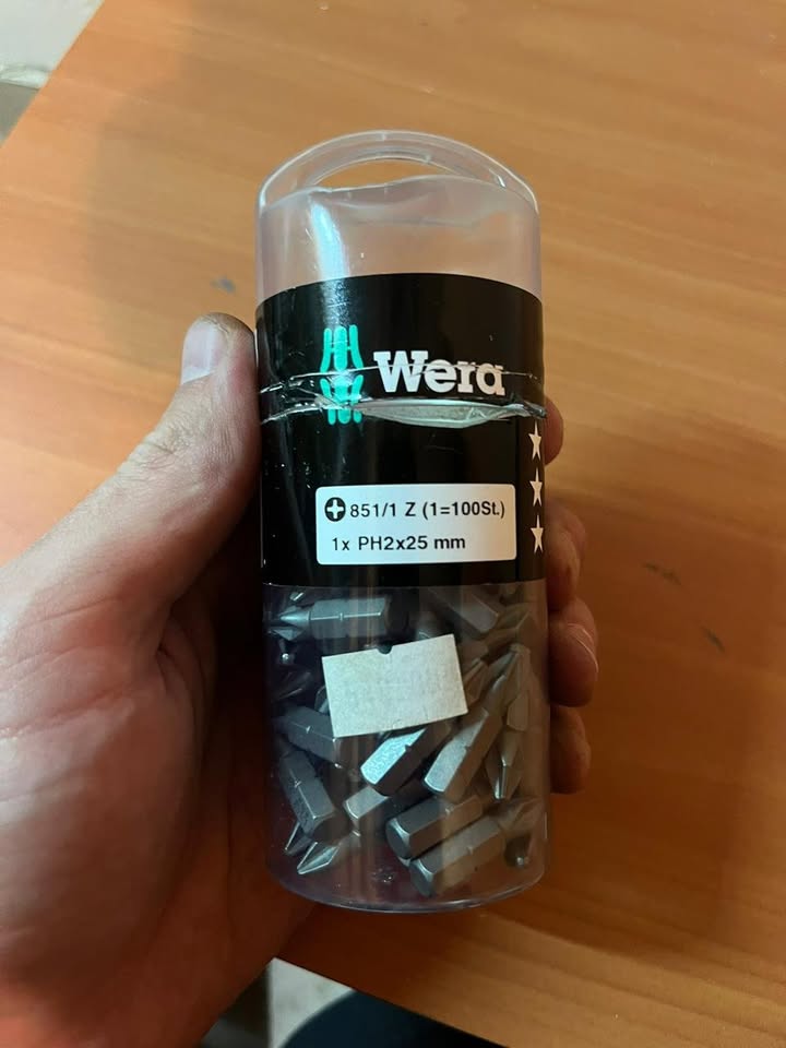 Set puntas Phillips Wera PH2 (envase múltiple)