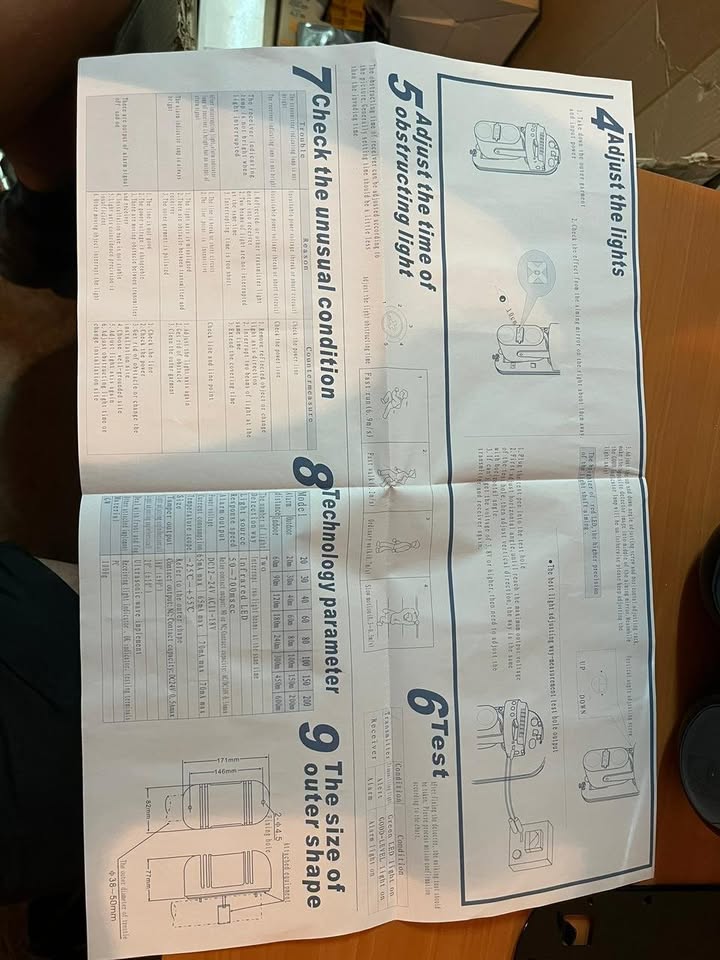 Barrera infrarroja de seguridad (sensor perimetral)