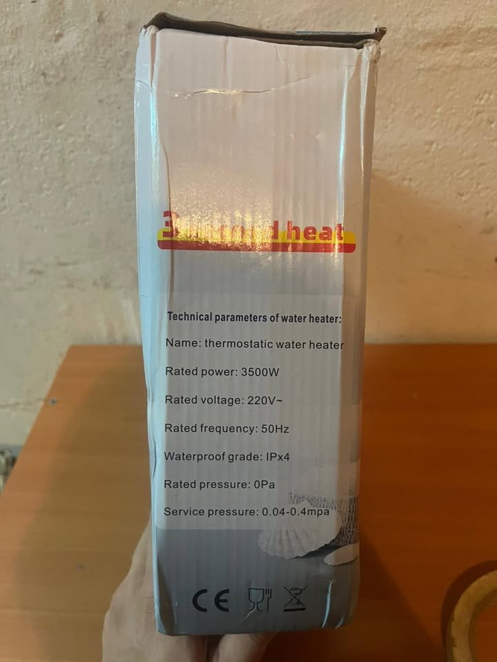 Calefont eléctrico instantáneo / ducha eléctrica RX-021 (3500W)