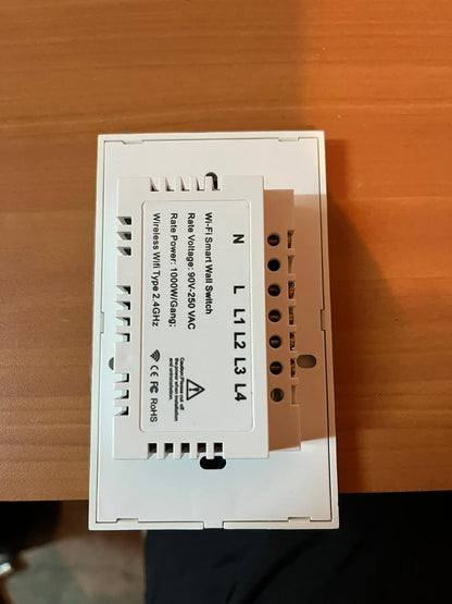 Interruptor inteligente táctil WiFi (3 botones / 3 gang)