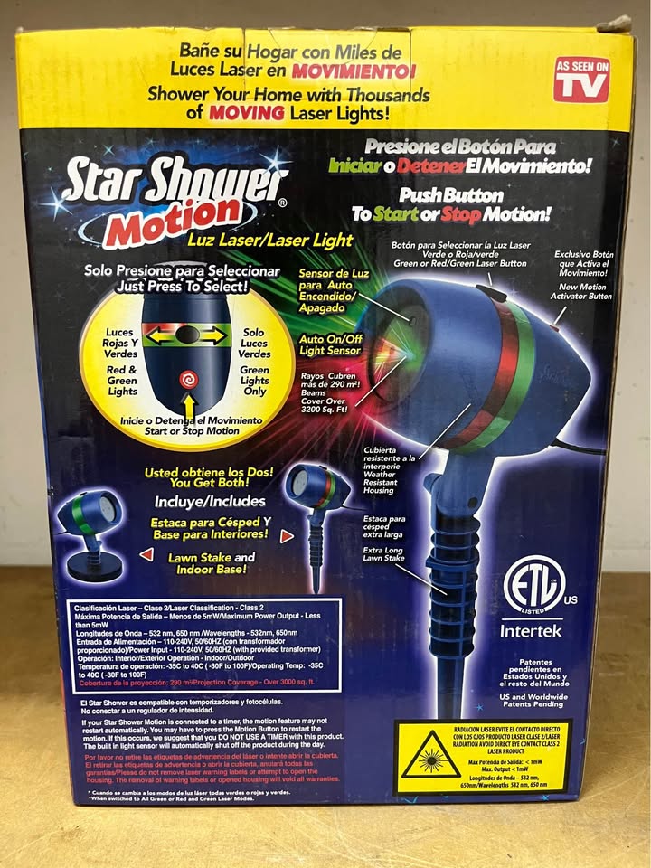 Proyector láser Star Shower Motion