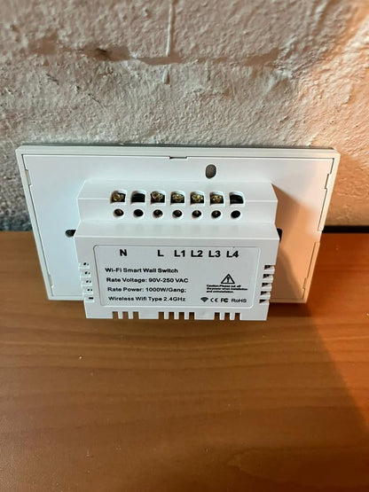 Interruptor inteligente táctil WiFi (3 botones / 3 gang)