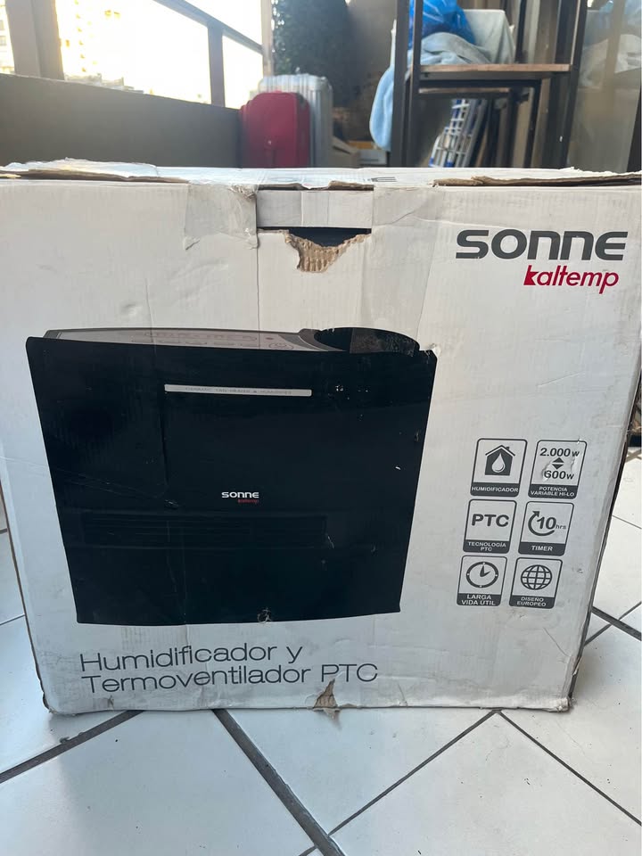 Humidificador y Termoventilador PTC Sonne