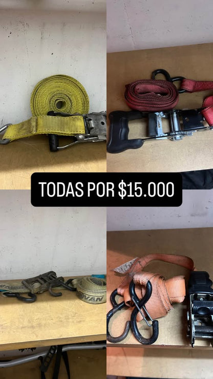 Eslingas de amarre - todas por 15 mil